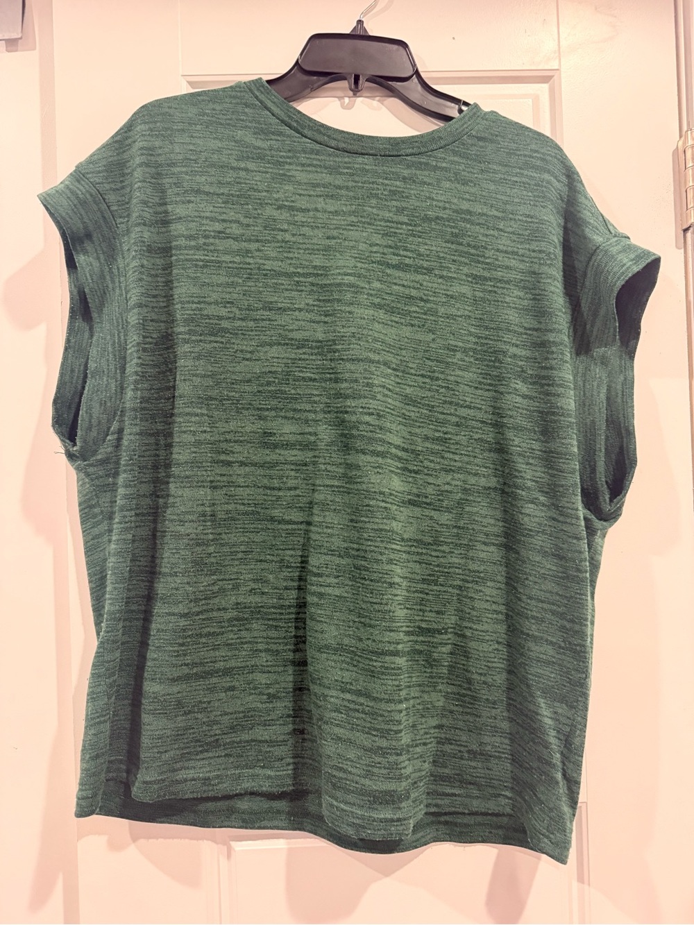 SHEIN Green Heathered Sleeveless Tank Top